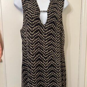 Rory Beca open hole silk shift dress